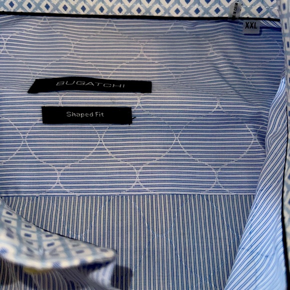 Men’s Bugatchi Shaped Fit Long Sleeve Shirt, Size XXL - Picture 2 of 2